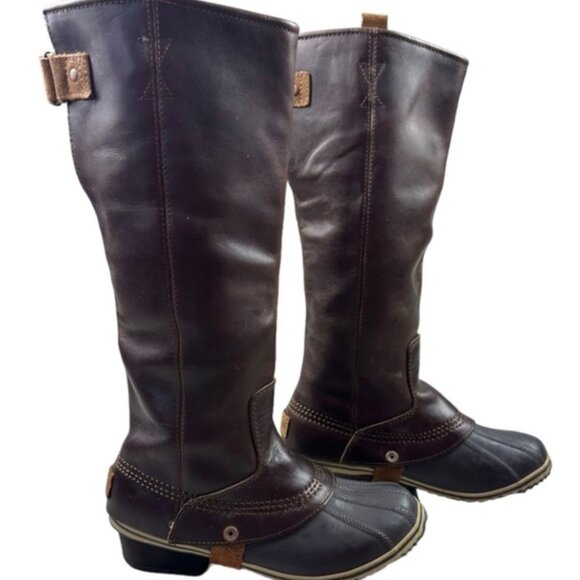 Sorel Women's Slimpack Riding Tall Boots/Apres Ski Boots: Size 10/EU42 - Picture 2 of 10